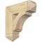 Ekena Millwork Imperial Arts & Crafts Rough Sawn Bracket, Douglas Fir, 6"W x 22"D x 22"H BKT06X22X22IMP03RDF - alternate 1
